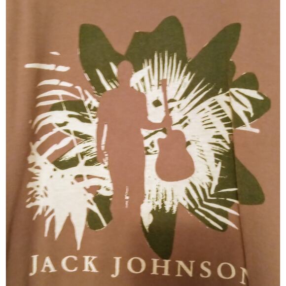 Vintage Jack Johnson Graphic Tee Made in USA Surf Band Concert T-Shirt SZ XL - Picture 3 of 7